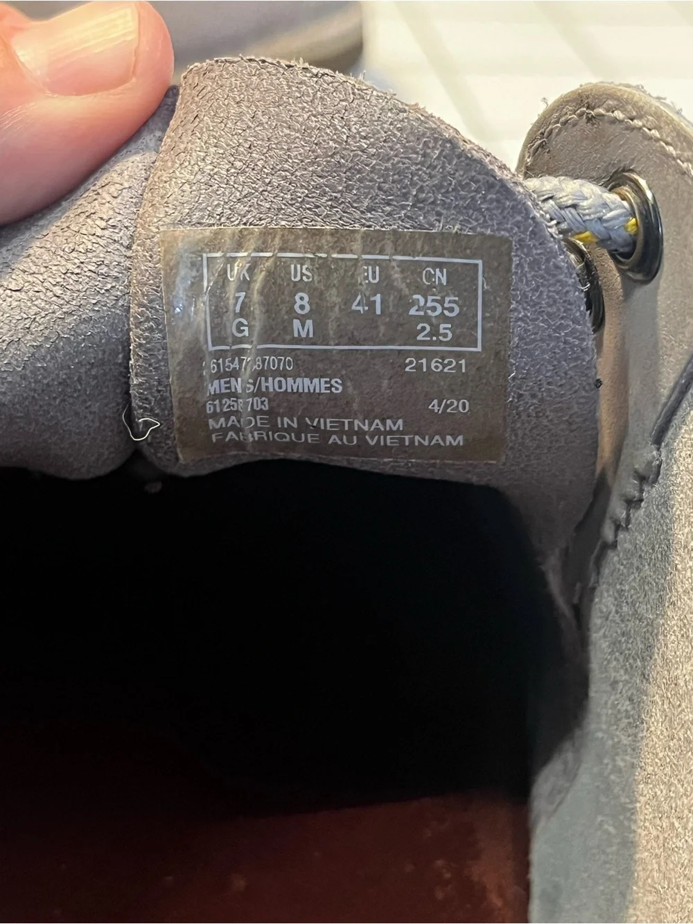 Clarks Men's/Women's Desert Trek Gray Suede & Leather Boots